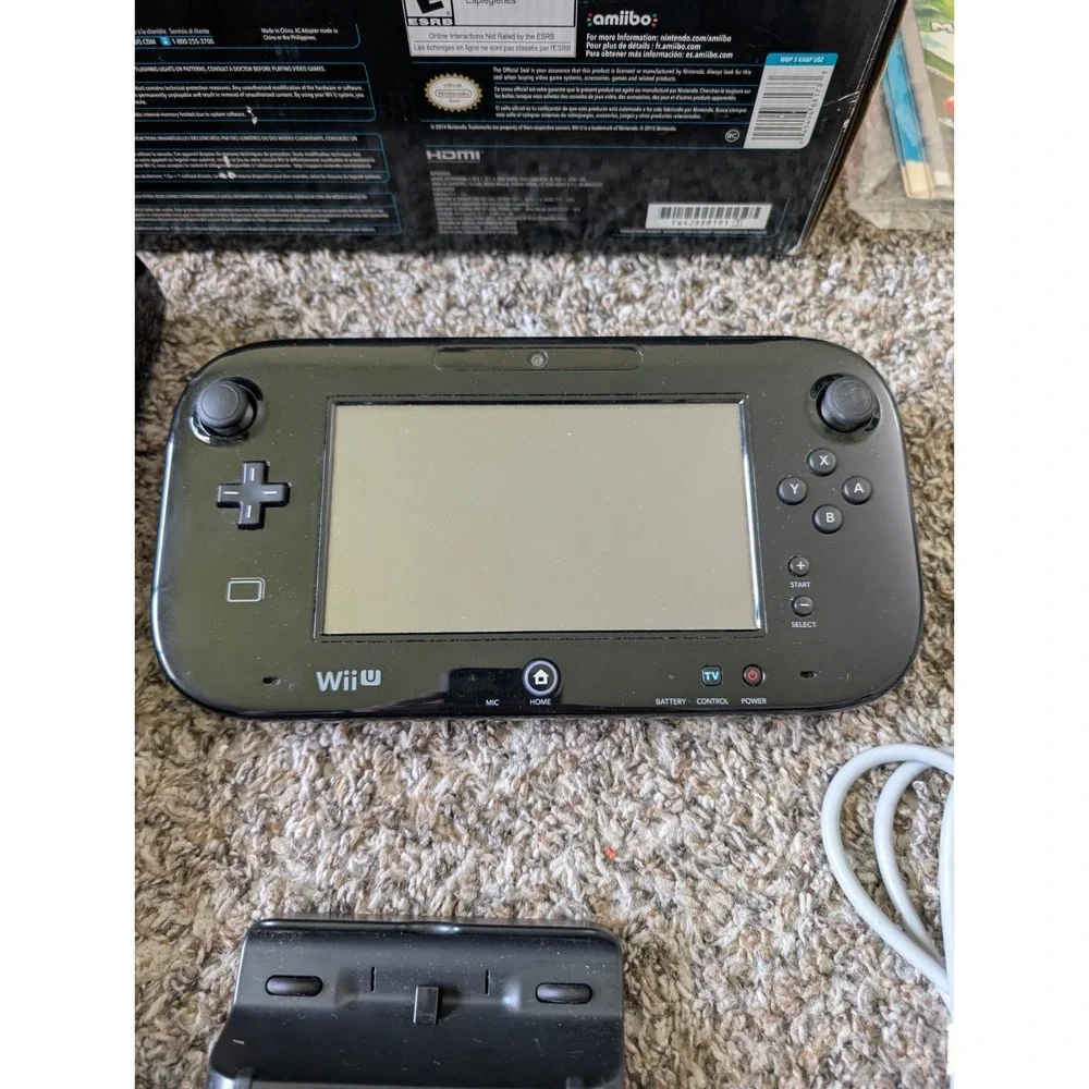 Nintendo Wii U Mario Kart 8 Deluxe 32GB Handheld System - Black With Box